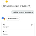 Google n'a pas voulu traduire