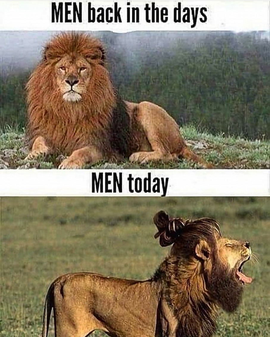 Men now and before - meme