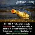 Fisherman finds a love letter
