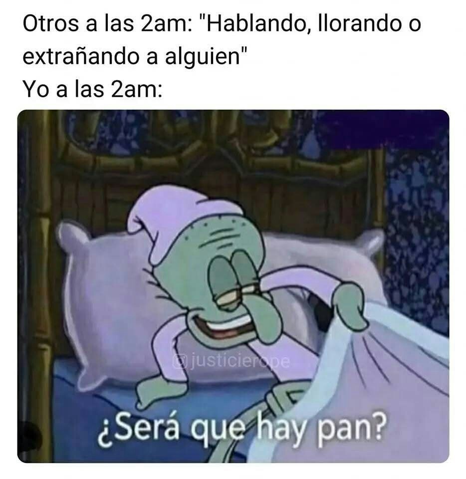El titulo se fue a comer pan,luego regresa - meme