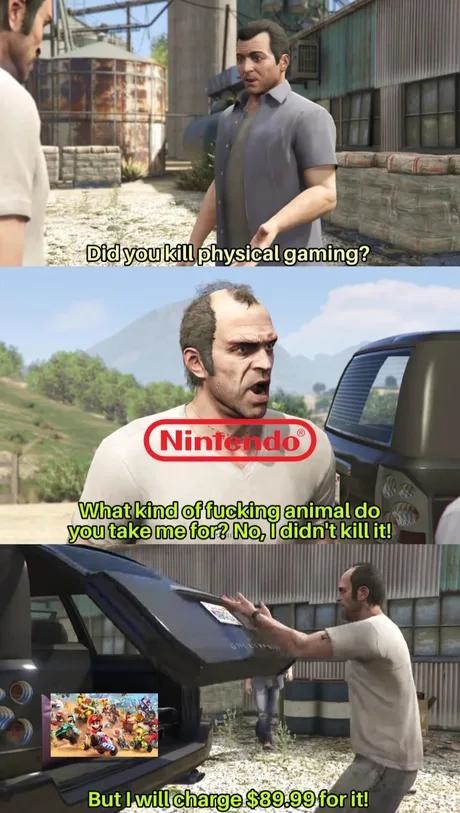 Physical gaming isn’t dead, it’s just $89.99 now - meme