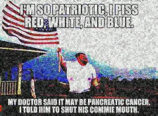 Le red white and blue - meme