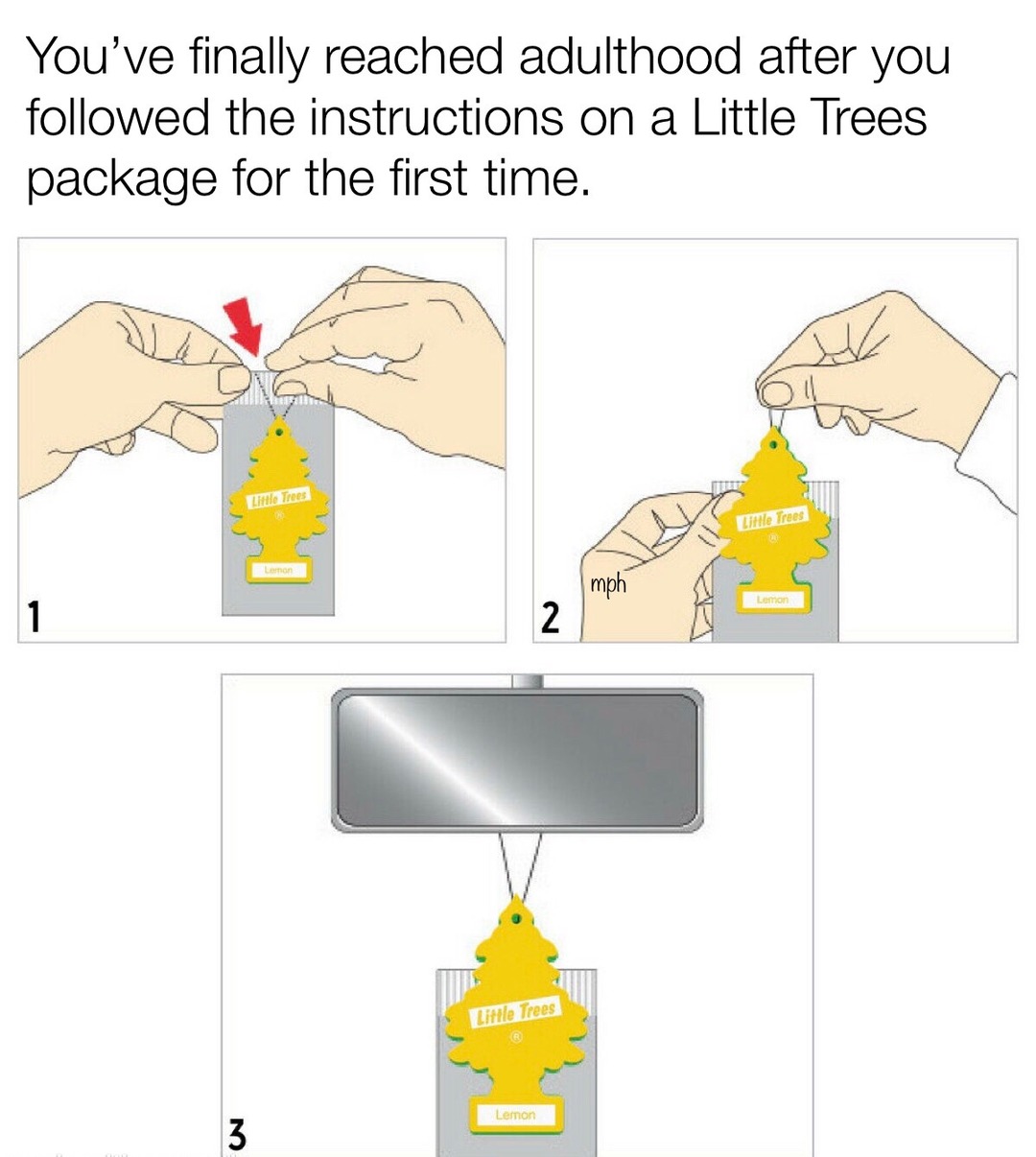 little trees - meme