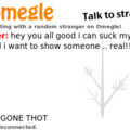 Omegle shit post follow for follow