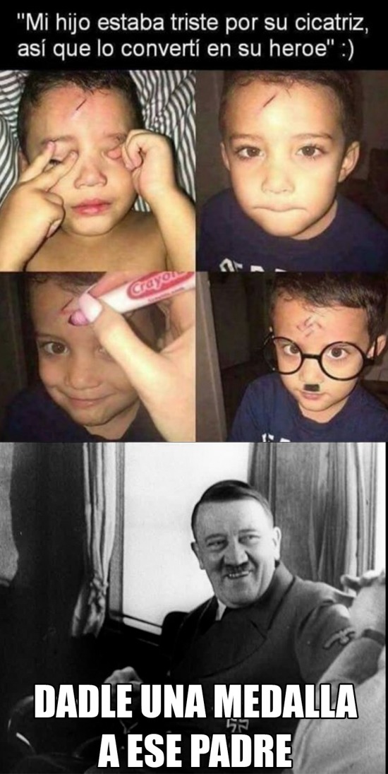 Un padre muy nazi - meme