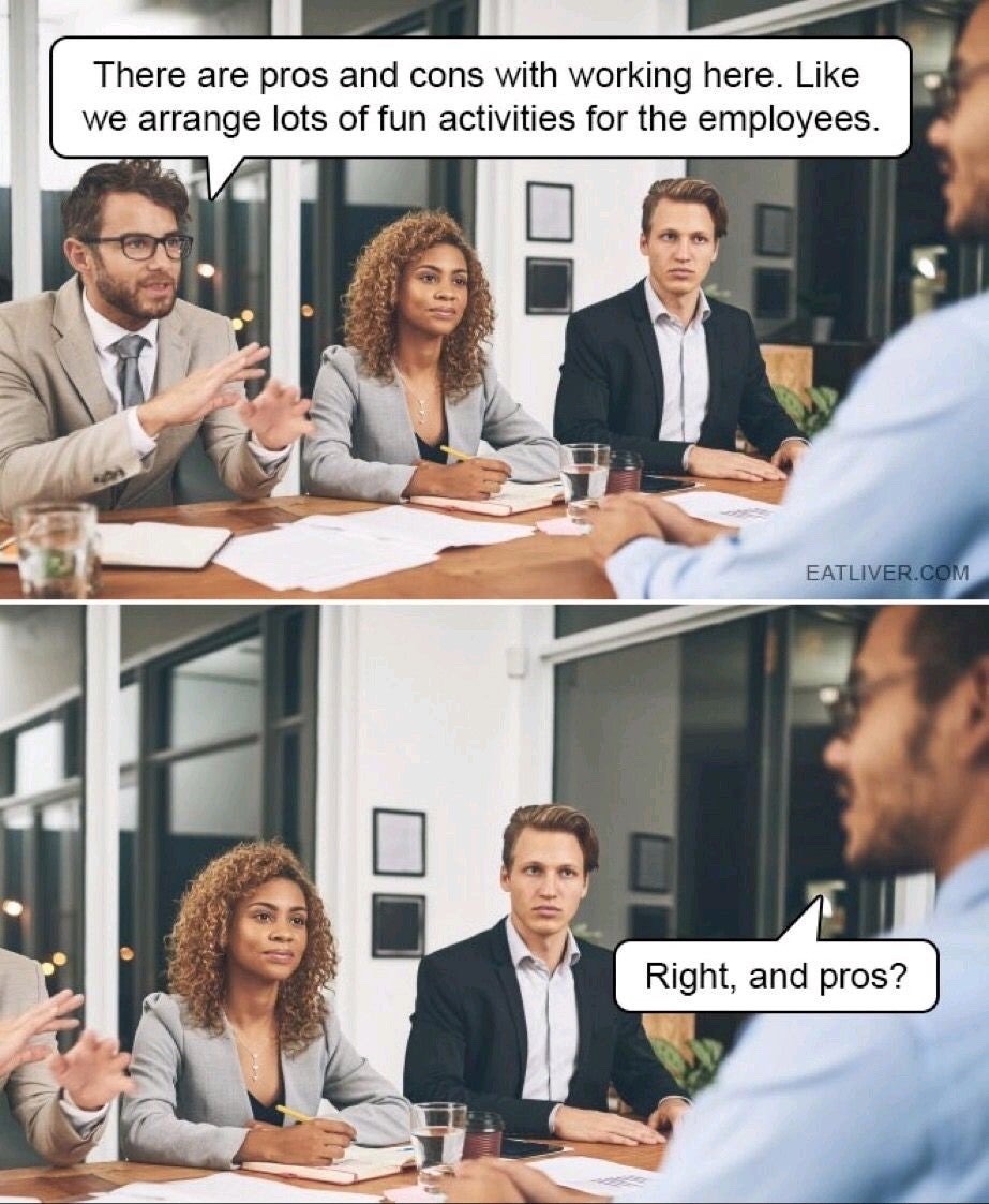 Depressed employee - meme