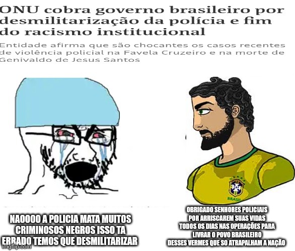 La vem as cadelinhas dos estados unidos achando que sabe o que e melhor para o brasil - meme