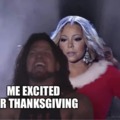 Me excited for Thanksgiving