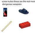 The real most dangerous weapons