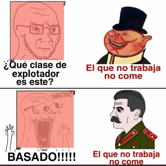 Capitalismo vs comunismo - meme