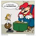 No mushrooms