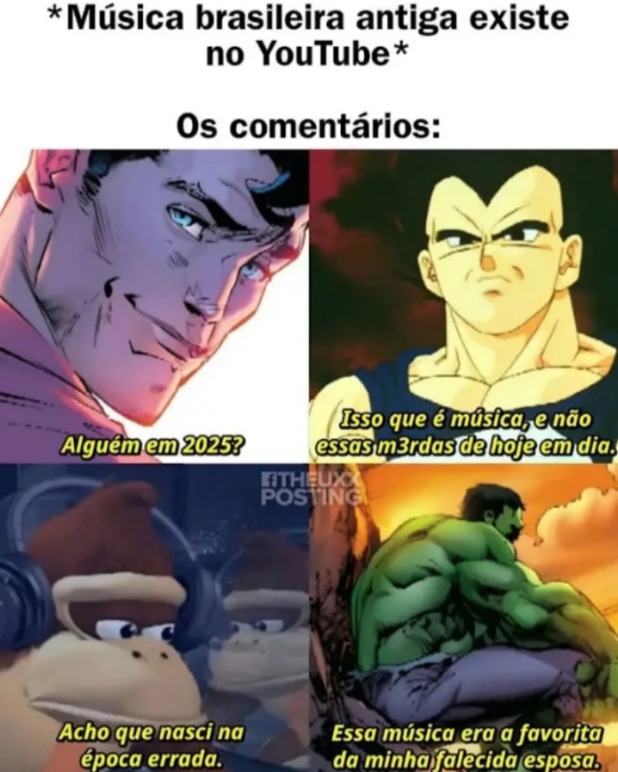 Músicas Antigas - meme