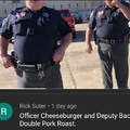 Officer cheeseburger