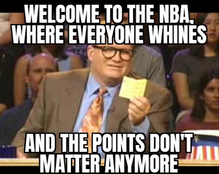 NBA (national bitching association? - meme