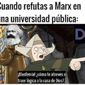 Refutando a Marx en la universidad pública