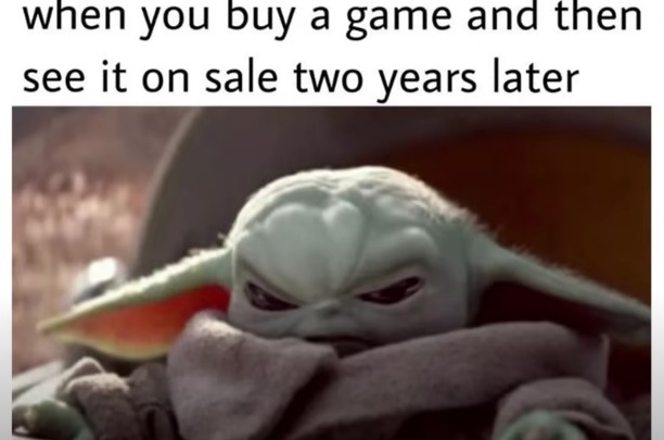 Game sales be like - meme