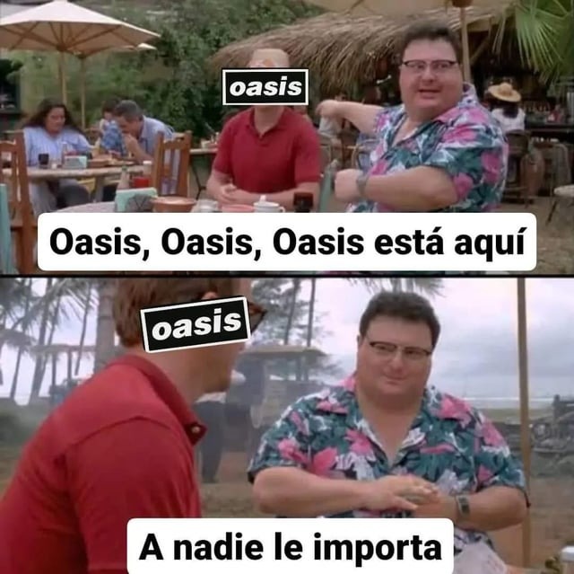Meme de la reunión de Oasis
