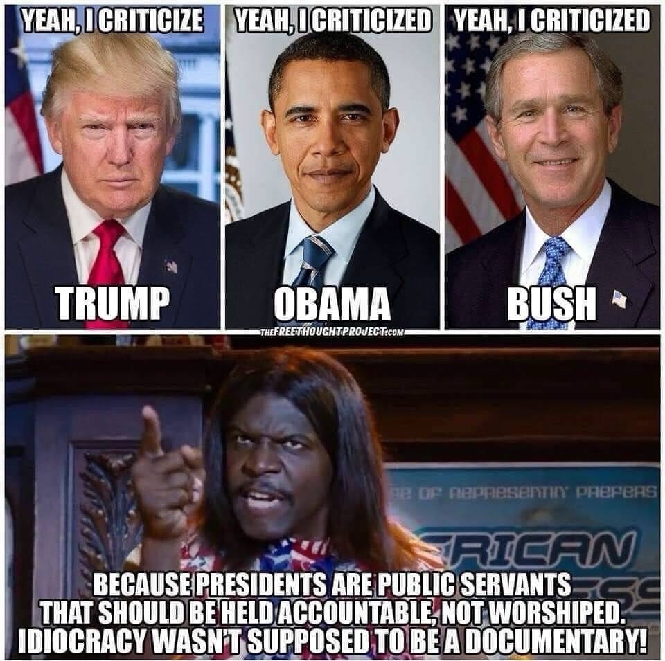 I am apolitical these days. Just let both sides have fun like sports - meme