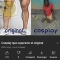 Original vs cosplay
