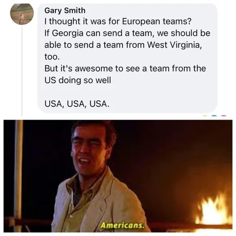 Georgia lost against Spain guys - meme