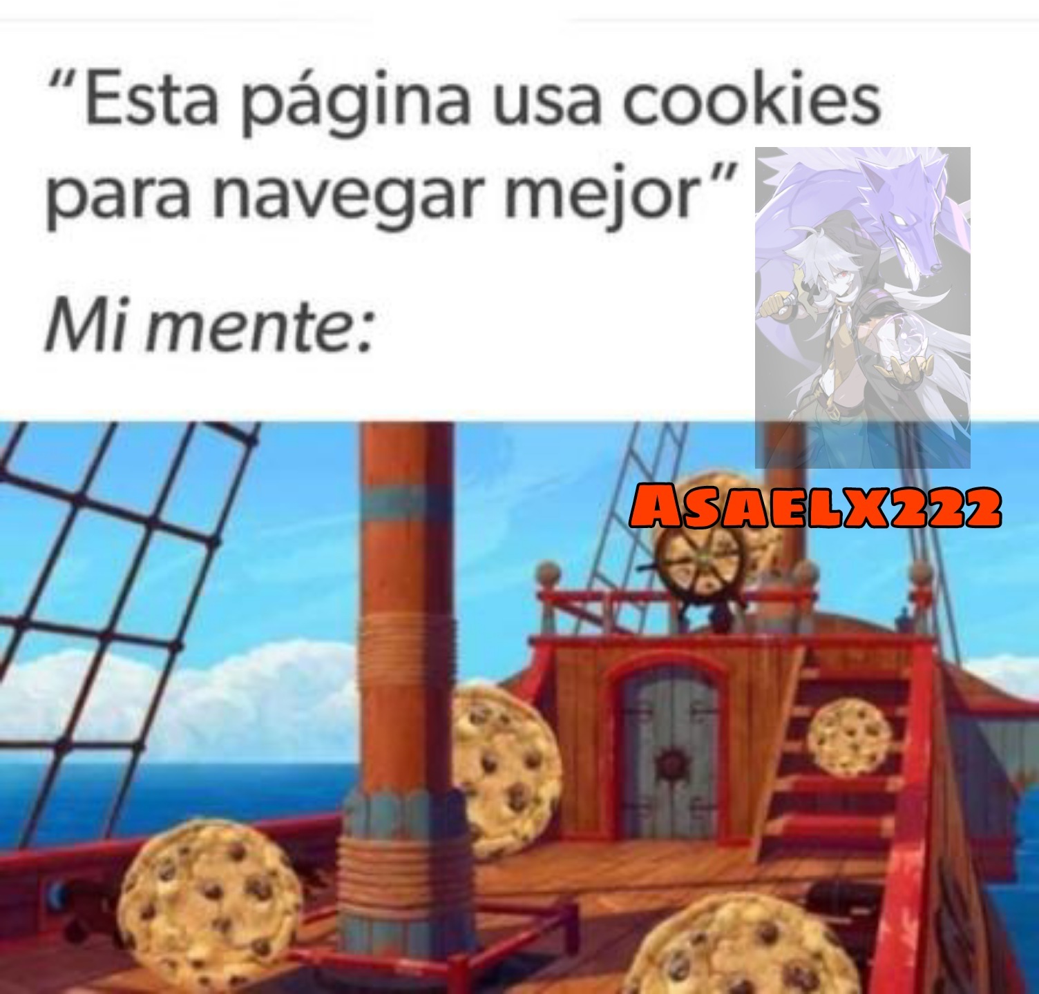 Las cookies - meme