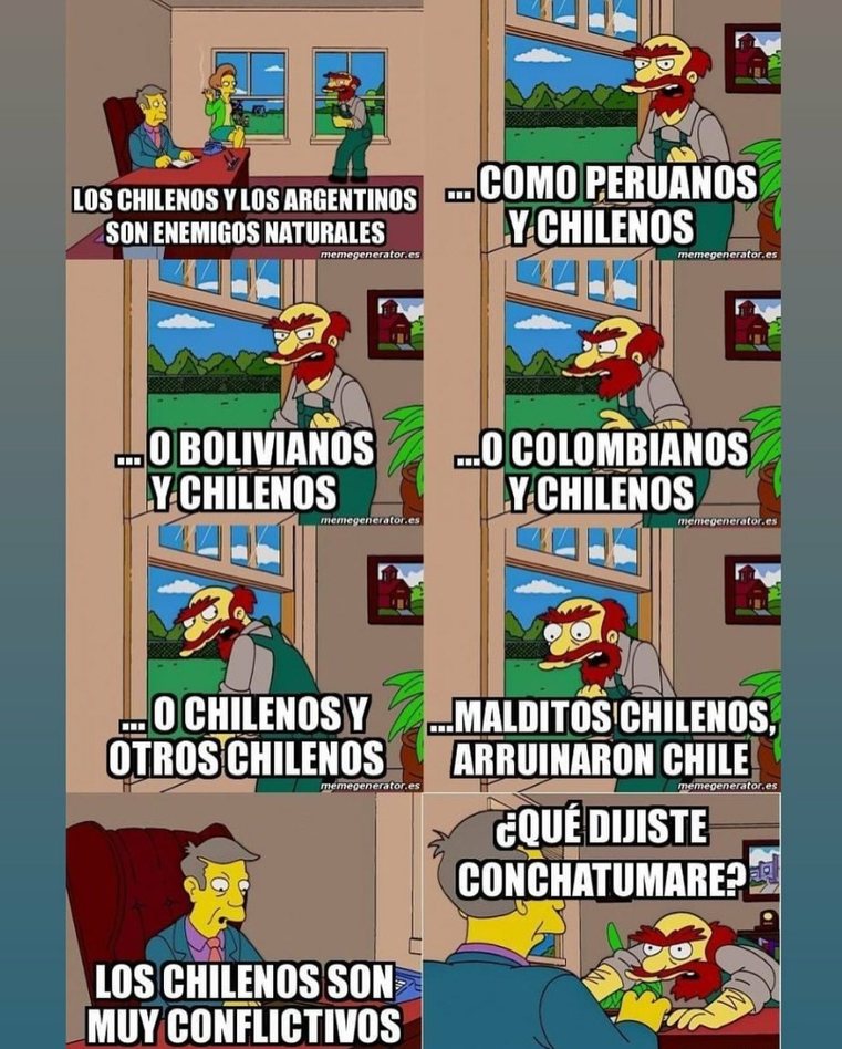 Chilenos klos - meme