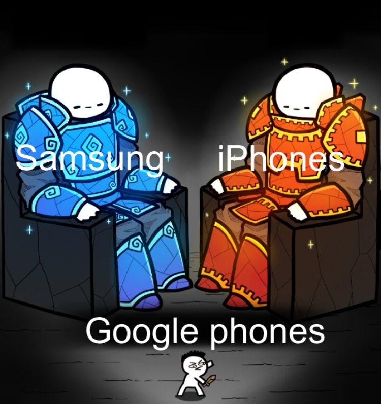 Google phones suck - meme
