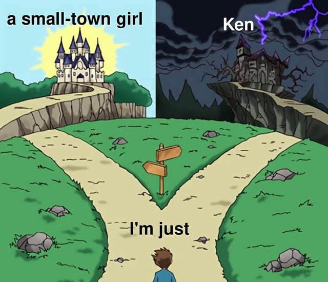 Just a small town girl - meme