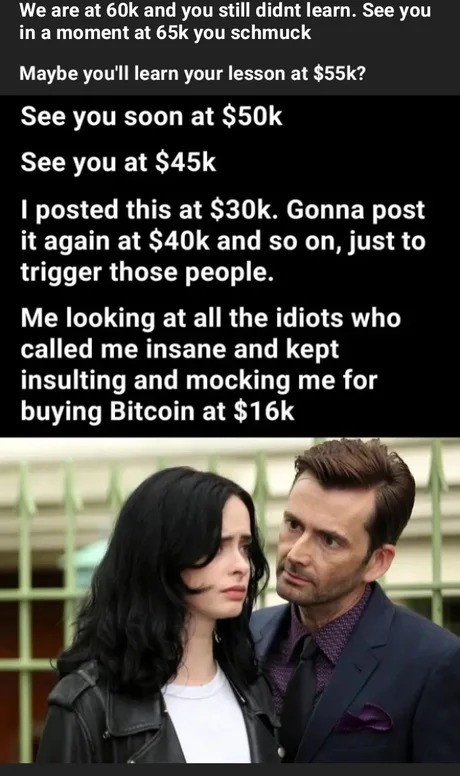 Bitcoin is bullish right now - meme
