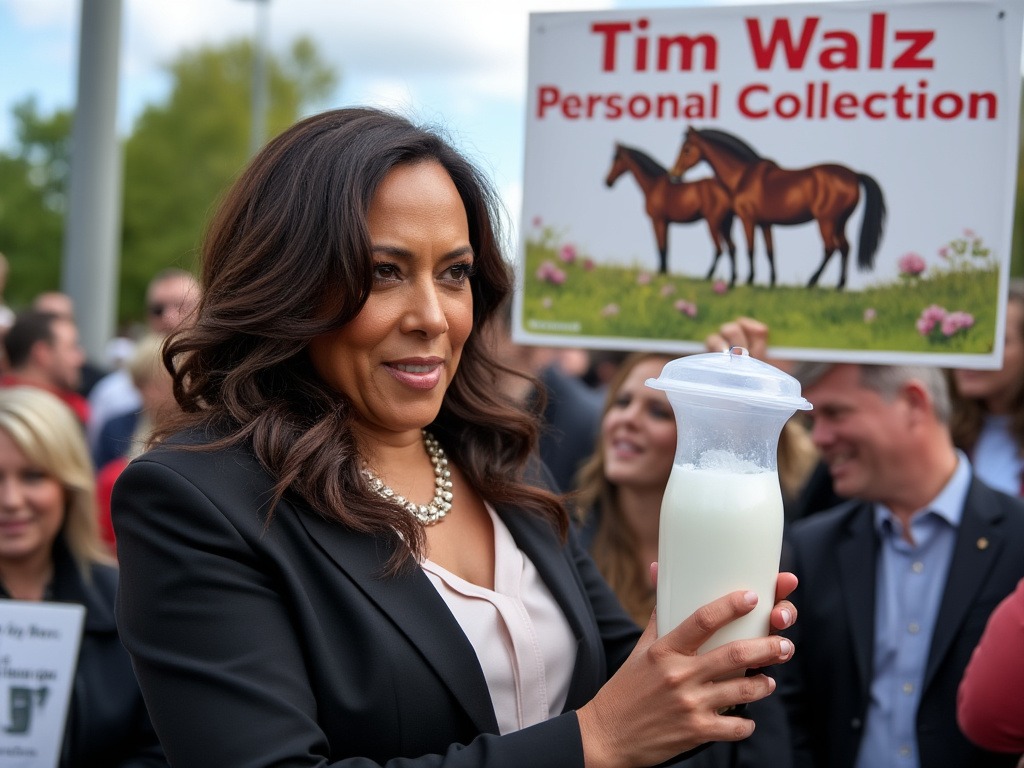 Kamala Harris loves SeaMen - meme