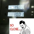 Couple of days ago at the gas pump :/ hurts my ocd