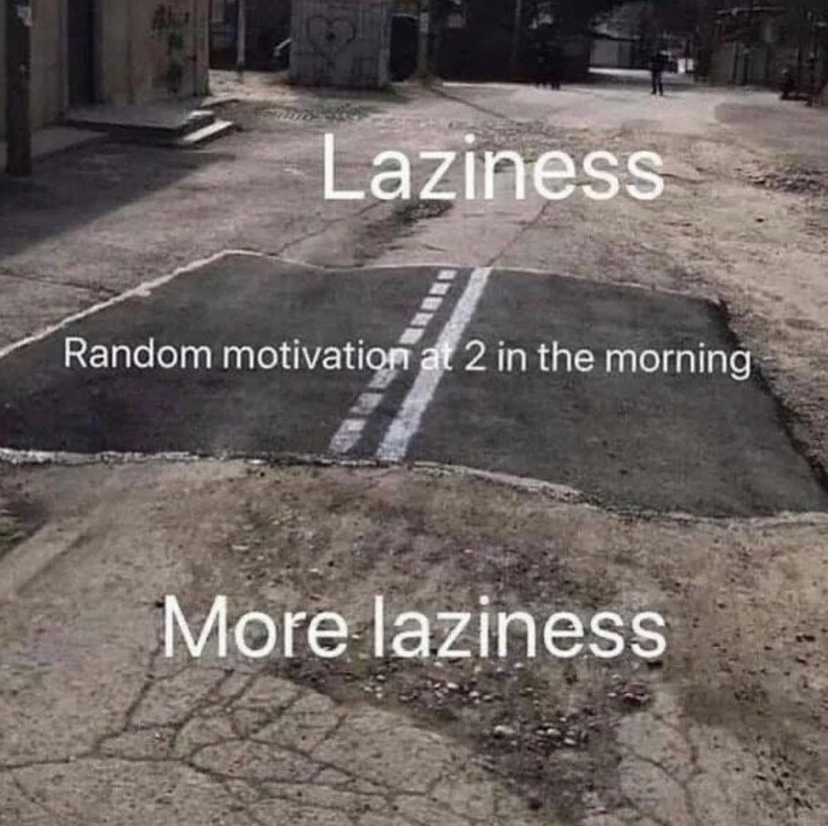 Laziness - meme