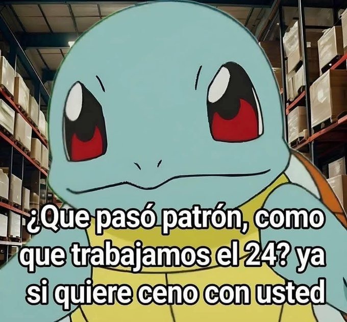 Cómo que trabajamos el 24 patrón? - meme