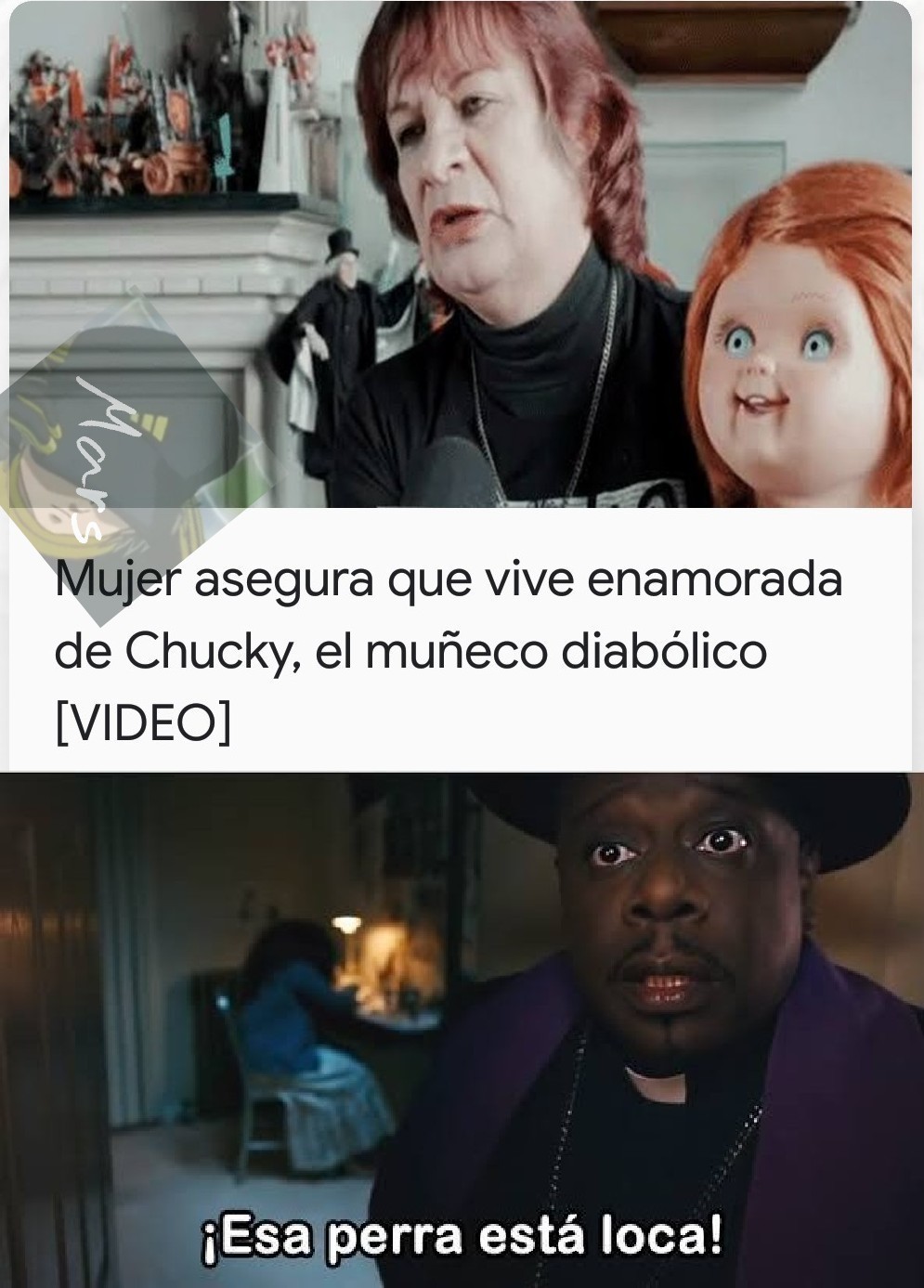 La novia de Chucky? - meme