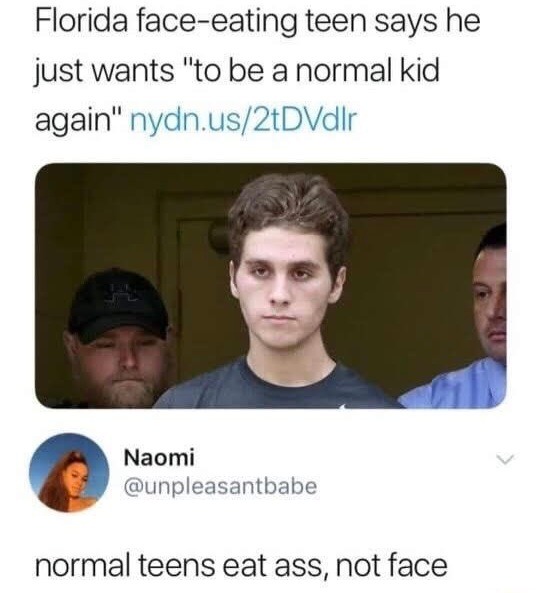 Normal teens - meme