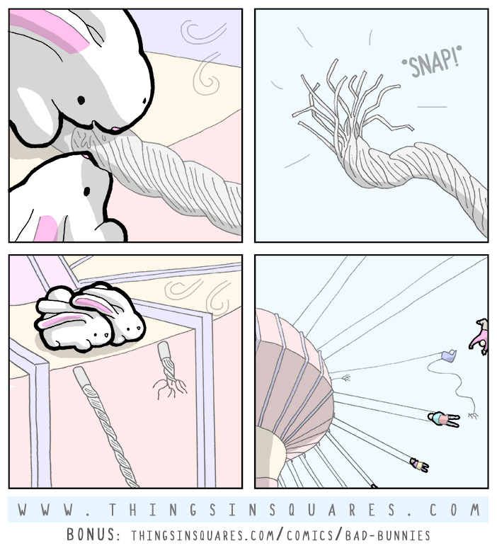 Rabbits are so cute - meme