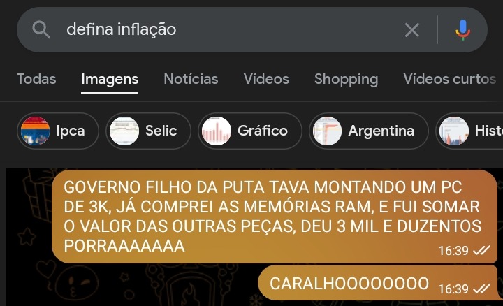É um automeme? É. Porém esse meme explica muito bem como a inflação funciona (junto dos juros)