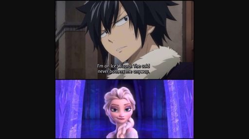 The Elsa of Fairy tail - meme