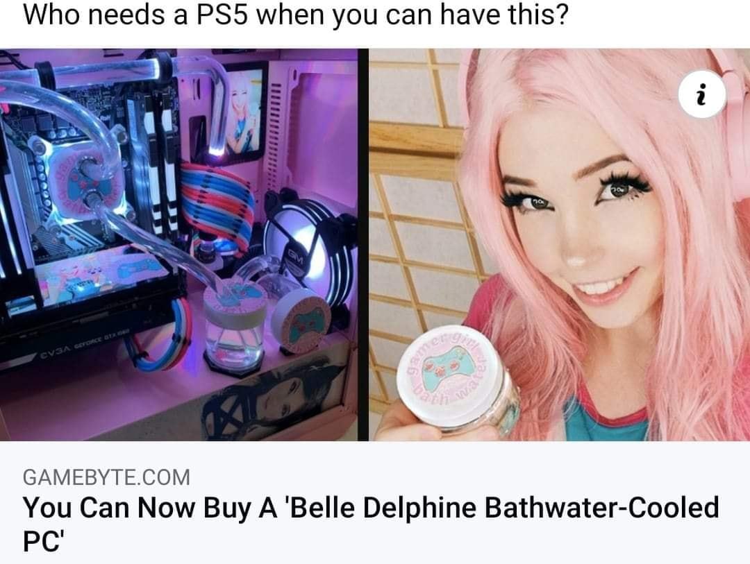 Belle delphine bath water pc