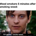 weed smokers be like