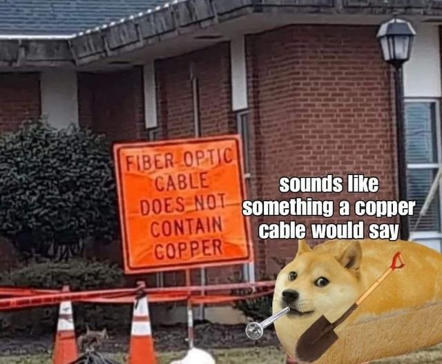 dongs in a cable - meme