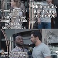 Greedy boomers vs Gen x