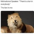 The lion in me
