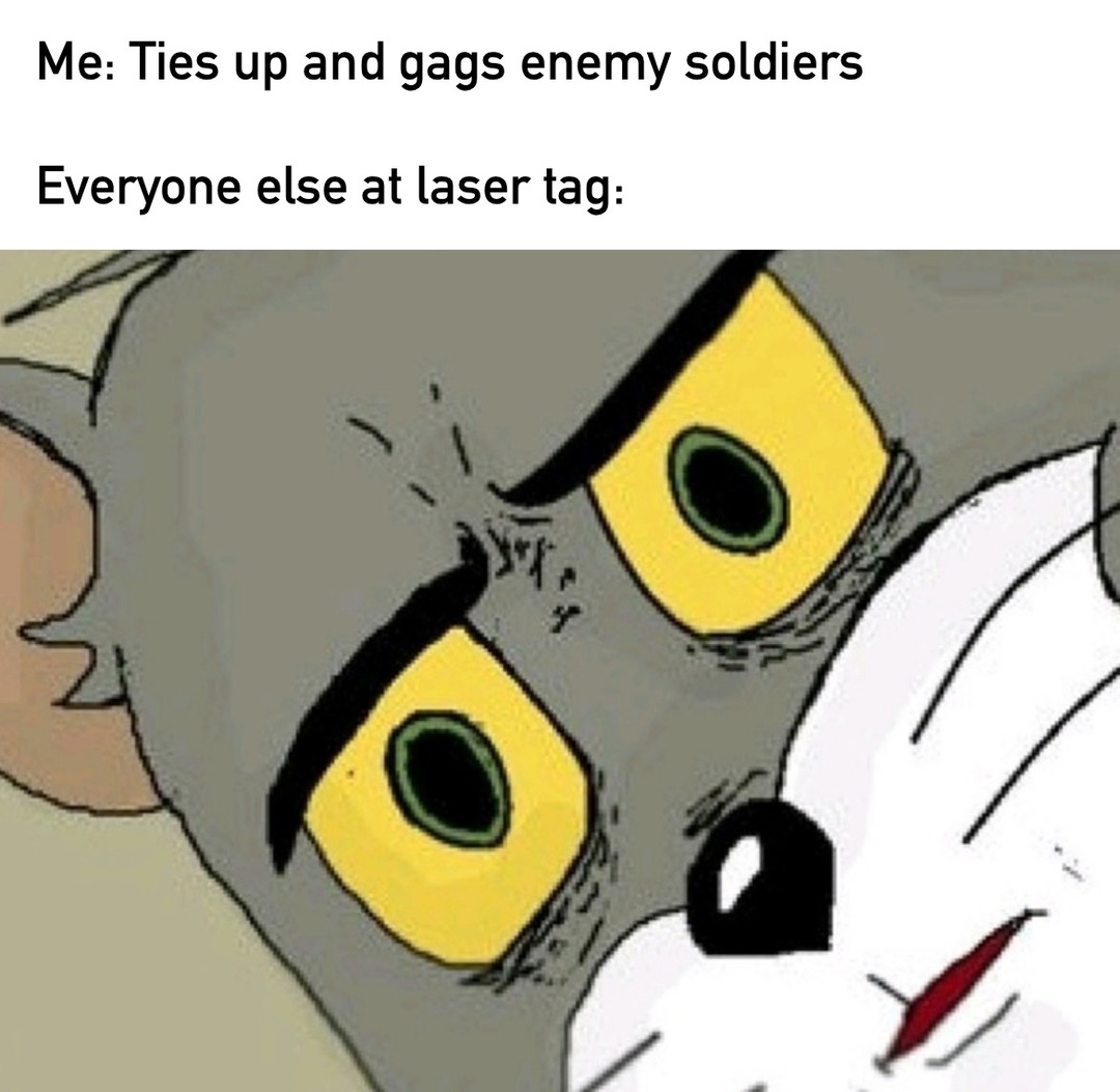 Laser tag - meme