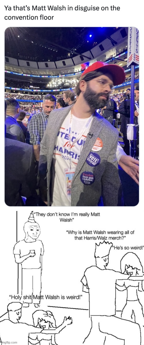 Matt Walsh a the DNC meme