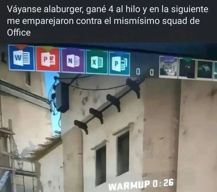 el matchmaking se ardió - meme
