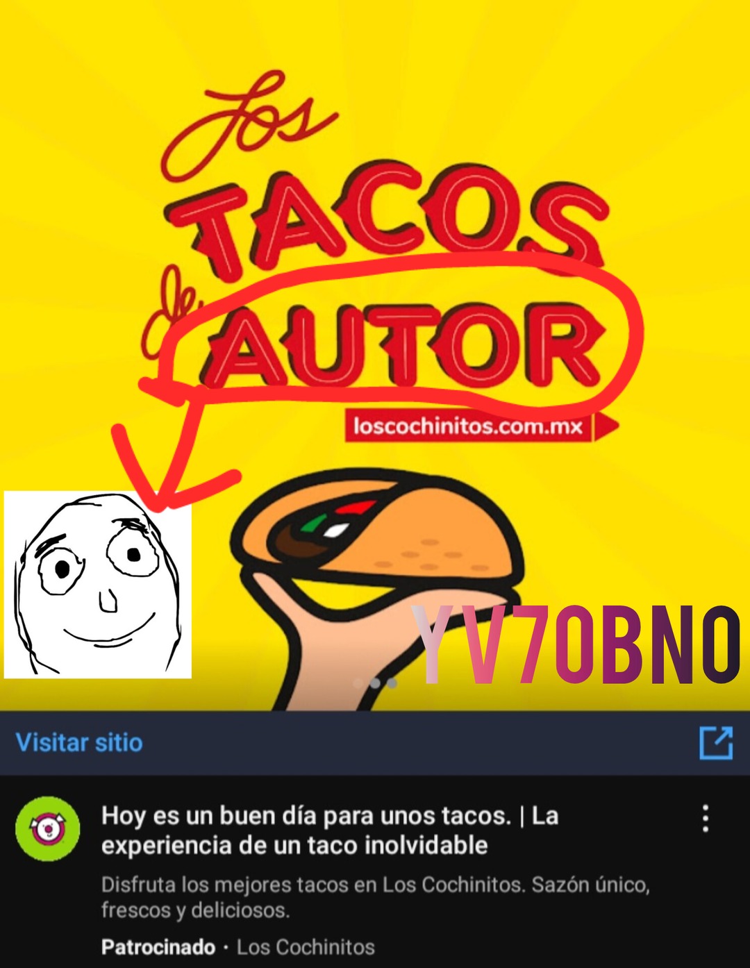 Anuncios de autor - meme
