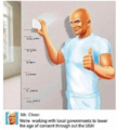 I use Mr. Clean to 'clean' the evidence :-| bruh