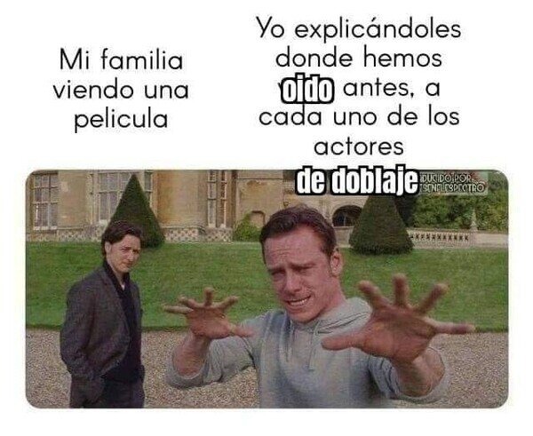 Experto en actores de doblaje - meme