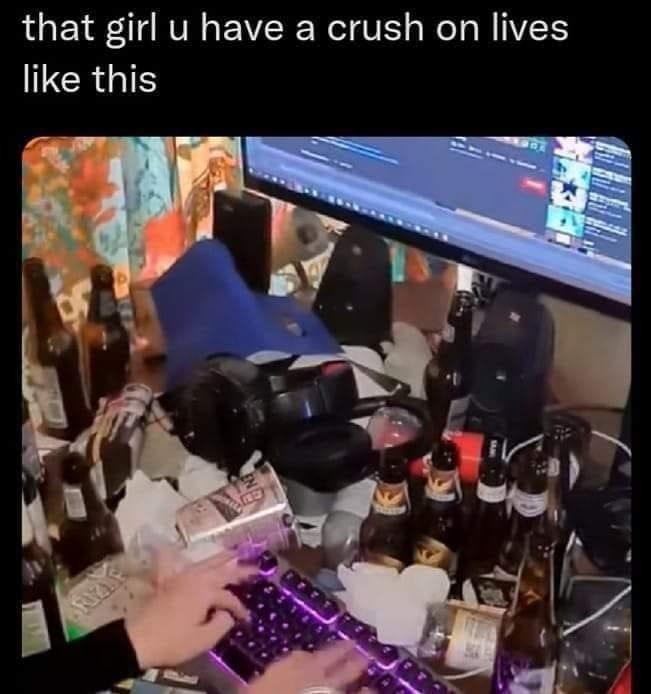 Your crush lives like a Tumblr post from 2014 - meme